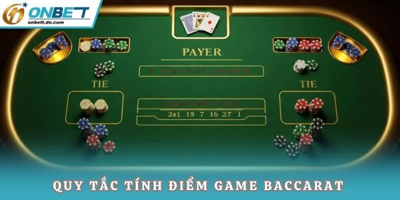 Quy tắc tính điểm game Baccarat trực tuyến