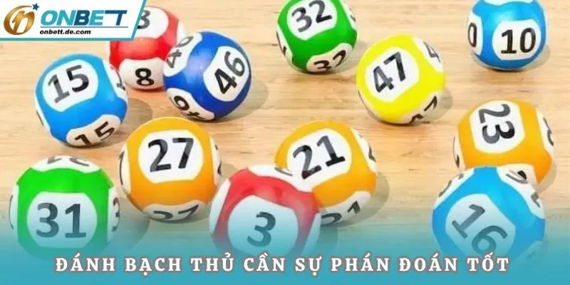 Đánh bạch thủ cần sự phán đoán tốt