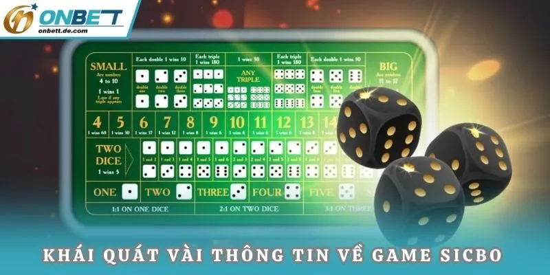 Khái quát vài thông tin về game Sicbo