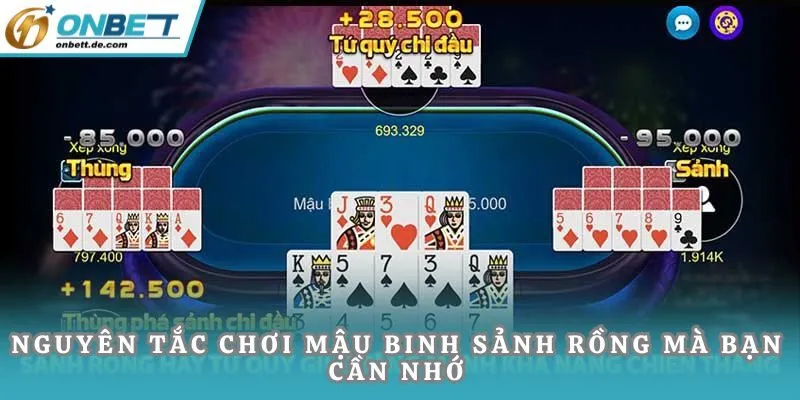 Nguyên tắc chơi mậu binh sảnh rồng mà bạn cần nhớ