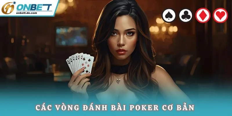 Các vòng đánh bài Poker cơ bản