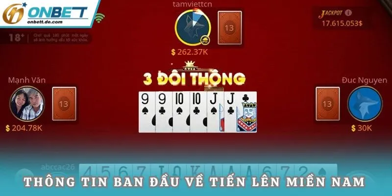 Thông tin ban đầu về tiến lên miền Nam
